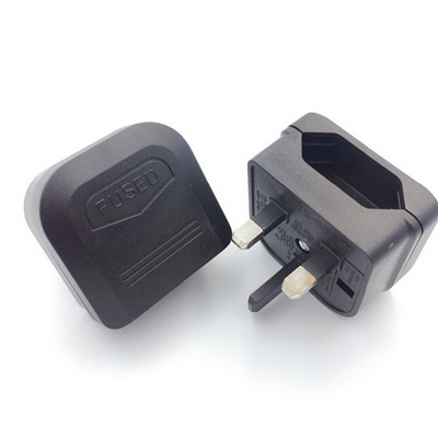 Euro 2 Pin Plug To 3 Pin Uk Universal Travel Adapter Plug Converter With Fuse - 